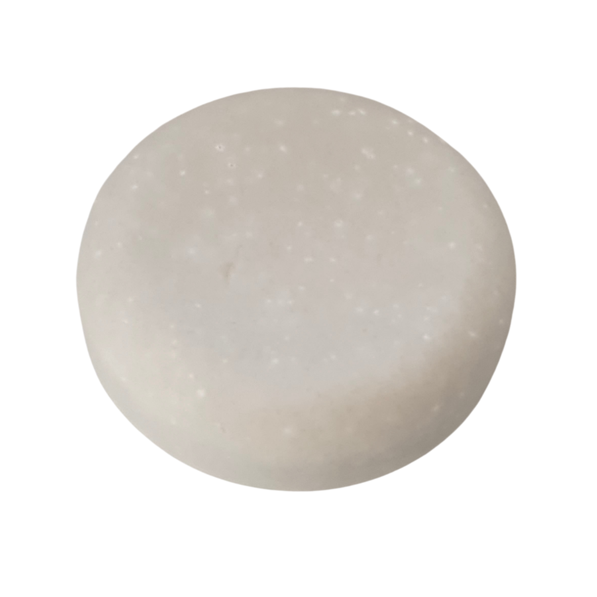 Our Evee Ivy Oh fragrance free goat milk soaks are a lovely round pebble like soap. As this formulation is designed to be simple and natural, it's milky white in colour.